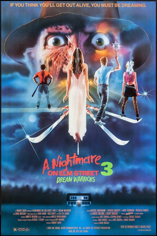 A Nightmare on Elm Street 3: Dream Warriors Movie Poster