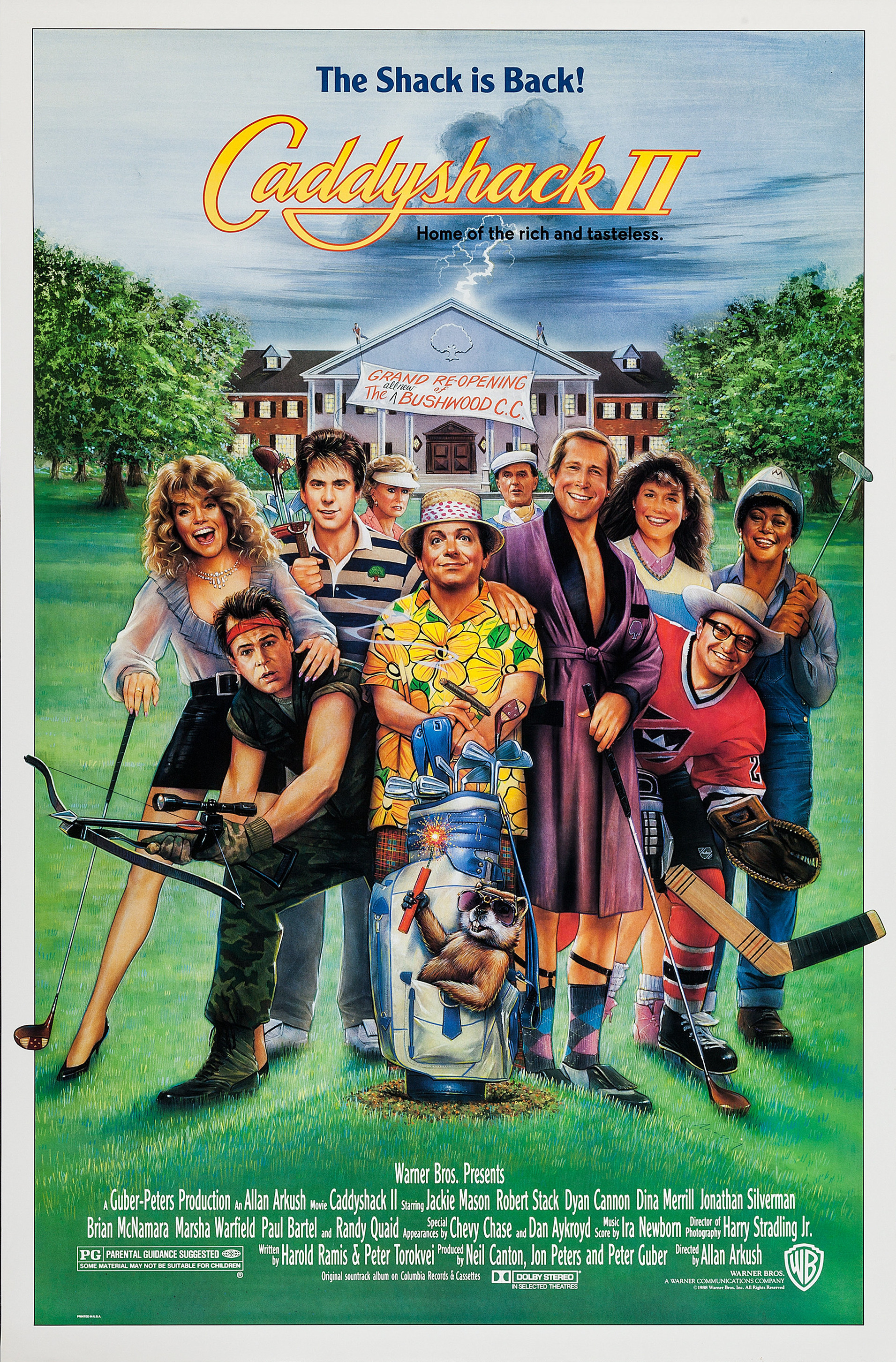 Mega Sized Movie Poster Image for Caddyshack II 