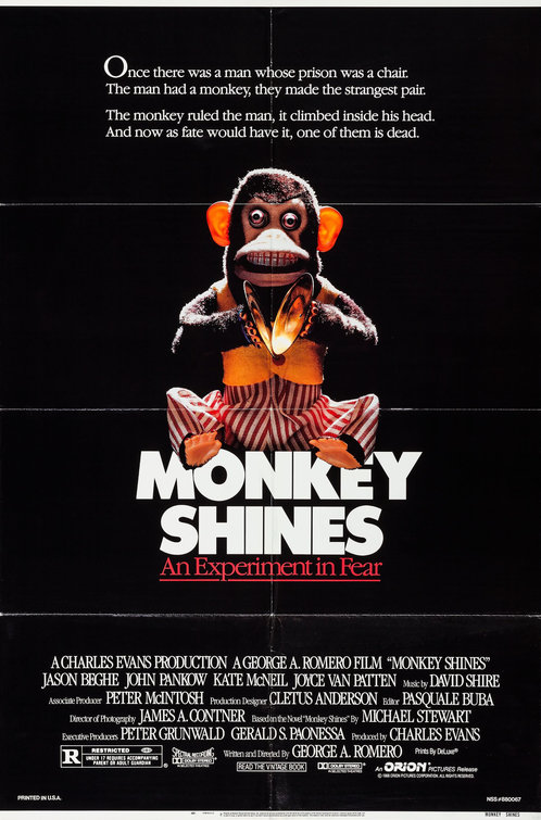 Monkey Shines Movie Poster