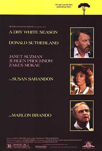 A Dry White Season Movie Poster