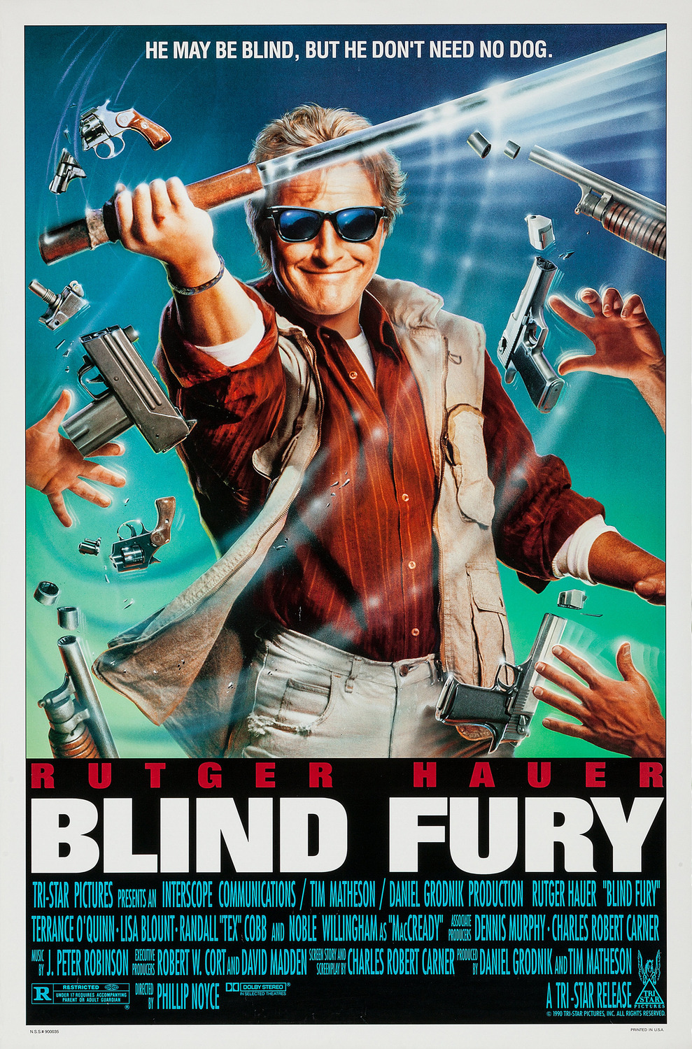 Extra Large Movie Poster Image for Blind Fury (#1 of 2)