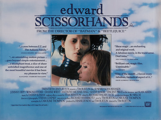 Edward Scissorhands Movie Poster