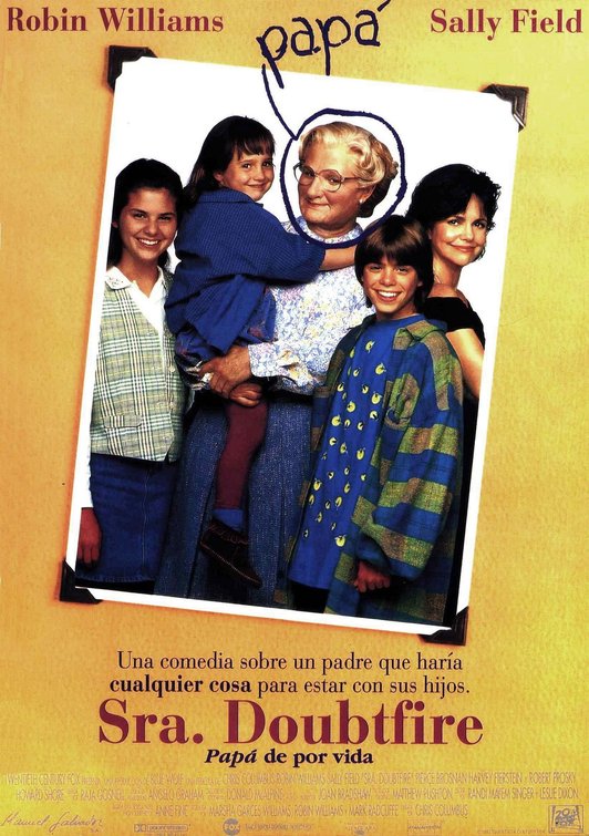 Mrs. Doubtfire Movie Poster