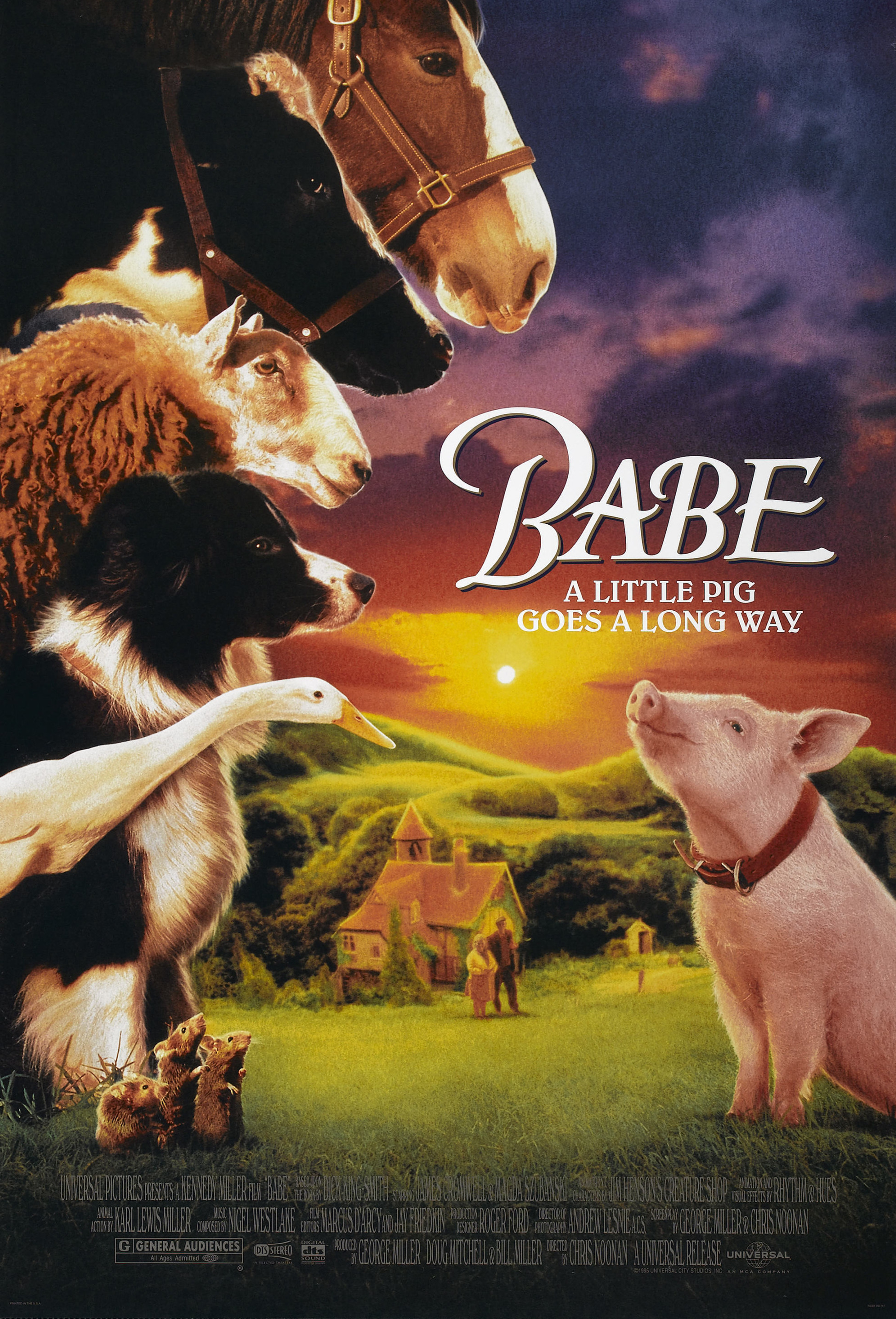 Mega Sized Movie Poster Image for Babe 