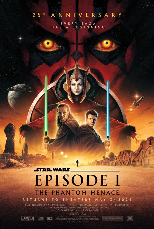 Star Wars Episode 1: The Phantom Menace Movie Poster