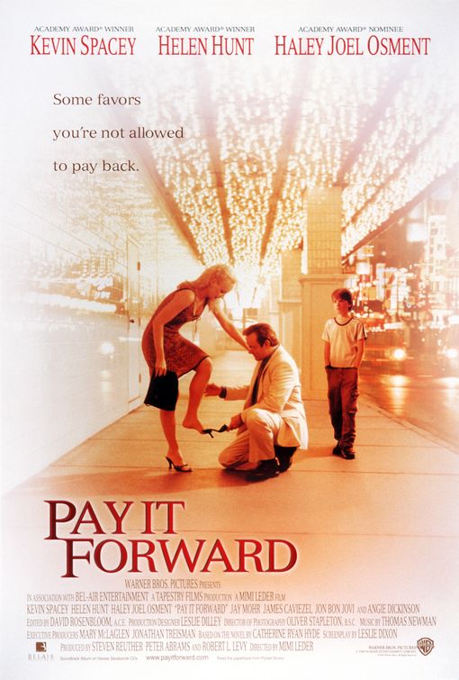 Pay it Forward Movie Poster