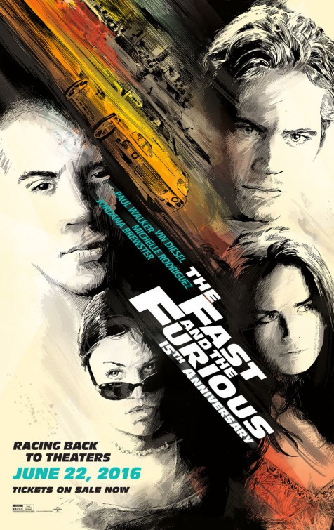 The Fast and the Furious Movie Poster