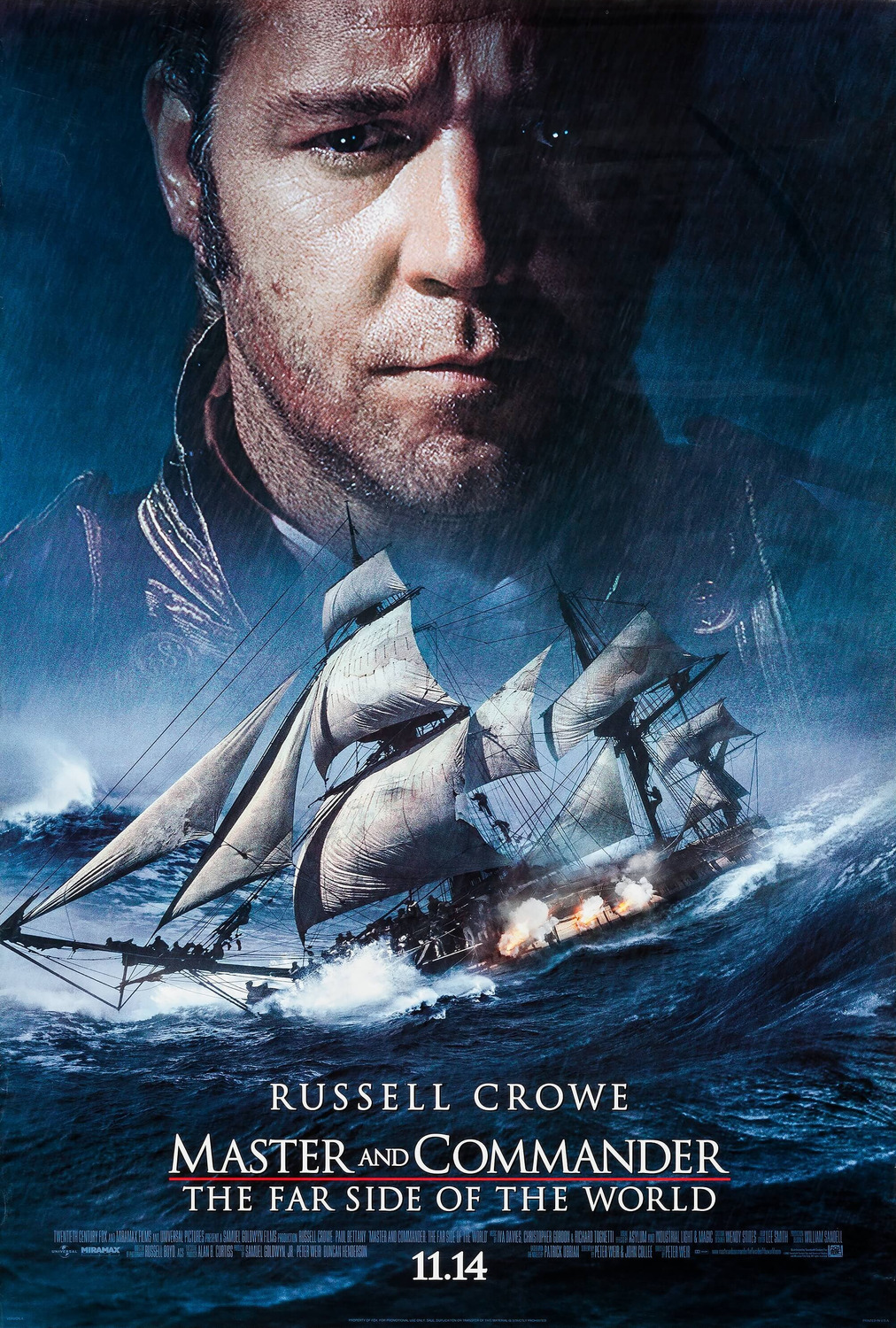 Extra Large Movie Poster Image for Master and Commander: The Far Side of the World 