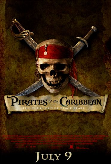 Pirates of the Caribbean: The Curse of the Black Pearl Movie Poster