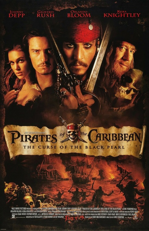 Pirates of the Caribbean: The Curse of the Black Pearl Movie Poster