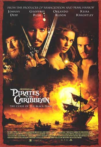 Pirates of the Caribbean: The Curse of the Black Pearl Movie Poster