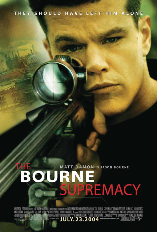 The Bourne Supremacy Movie Poster