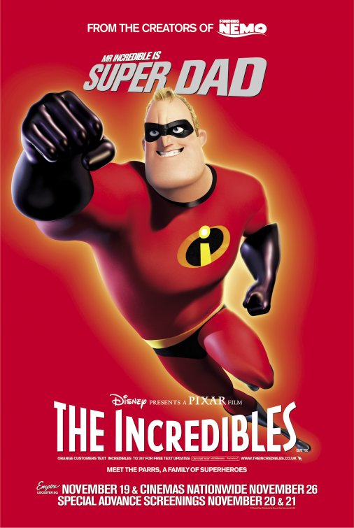 The Incredibles Movie Poster