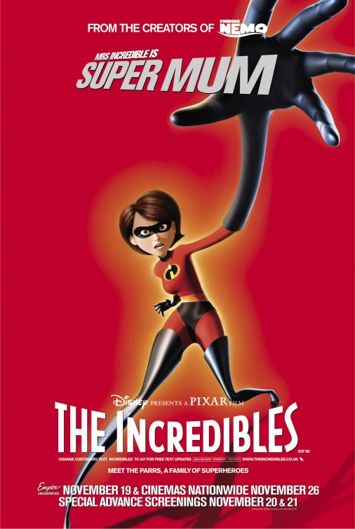 The Incredibles Movie Poster