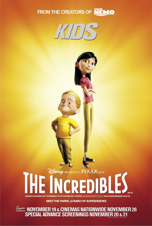 The Incredibles Movie Poster