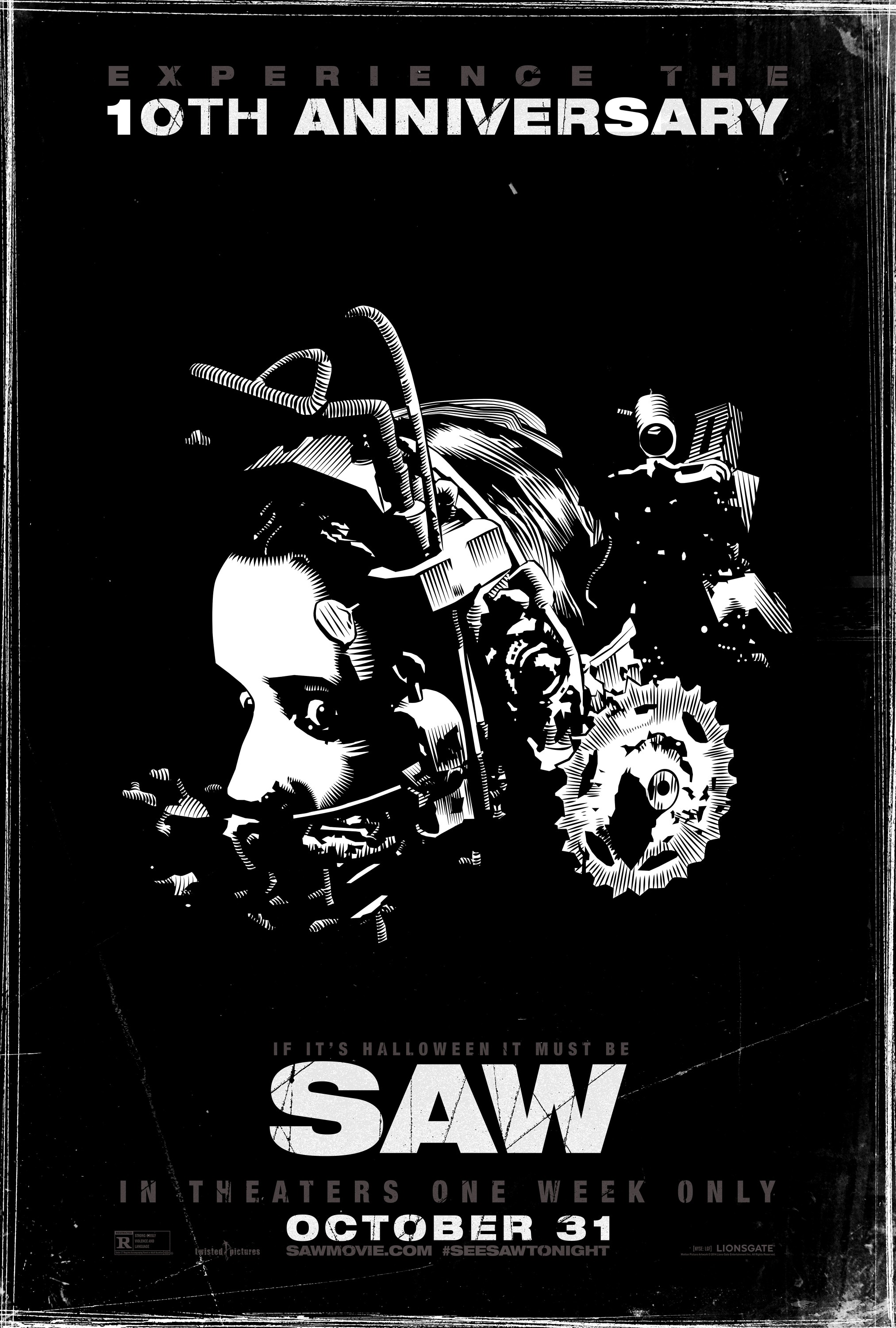 Mega Sized Movie Poster Image for Saw (#14 of 15)