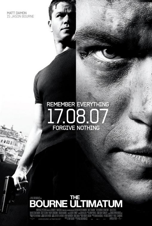 The Bourne Ultimatum Movie Poster