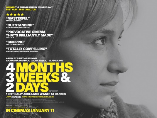 4 Months, 3 Weeks and 2 Days Movie Poster