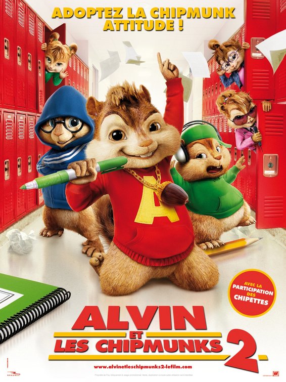 Alvin and the Chipmunks: The Squeakquel Movie Poster