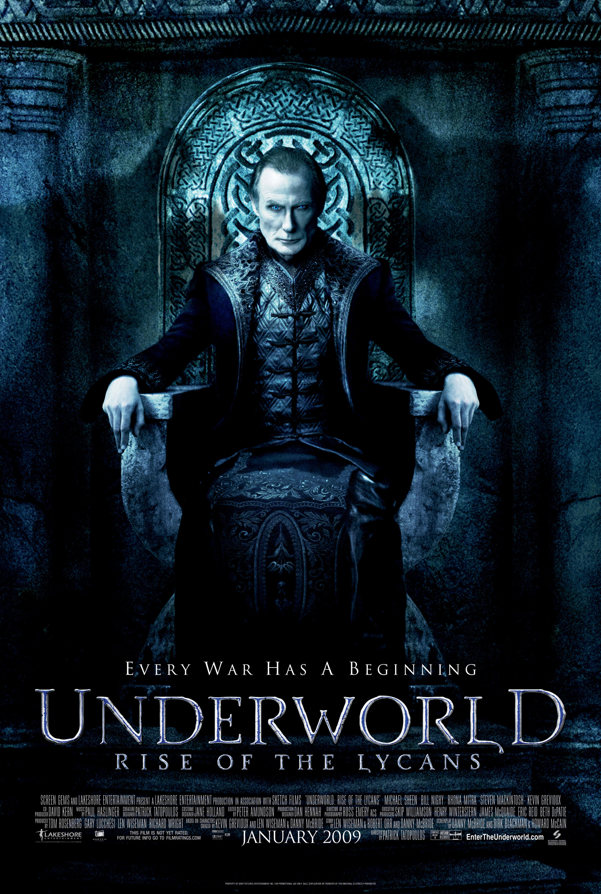 Mega Sized Movie Poster Image for Underworld: Rise of the Lycans (#1 of 6)