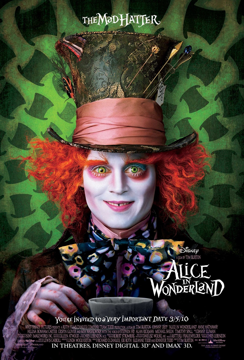 Extra Large Movie Poster Image for Alice in Wonderland (#1 of 10)