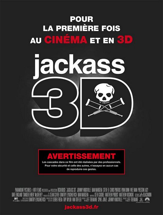 Jackass 3-D Movie Poster