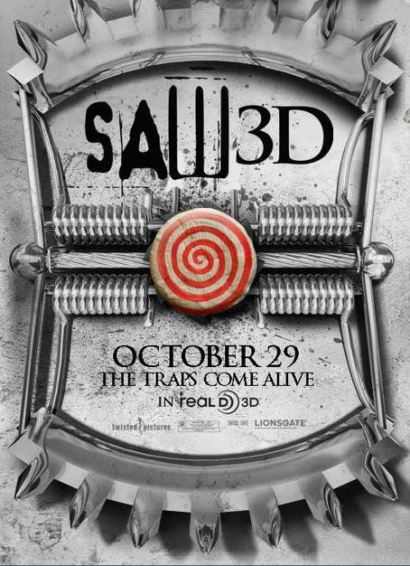 Saw 3D Movie Poster