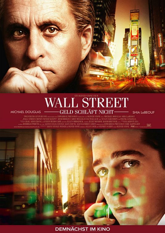 Wall Street: Money Never Sleeps Movie Poster