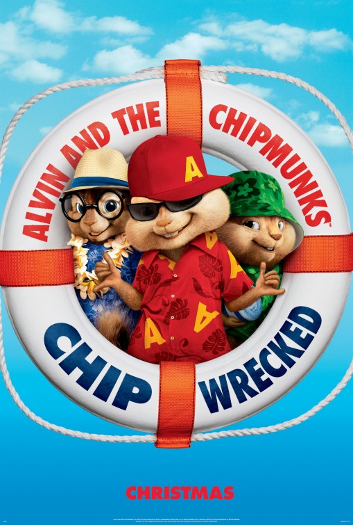 Alvin and the Chipmunks: Chip-Wrecked Movie Poster