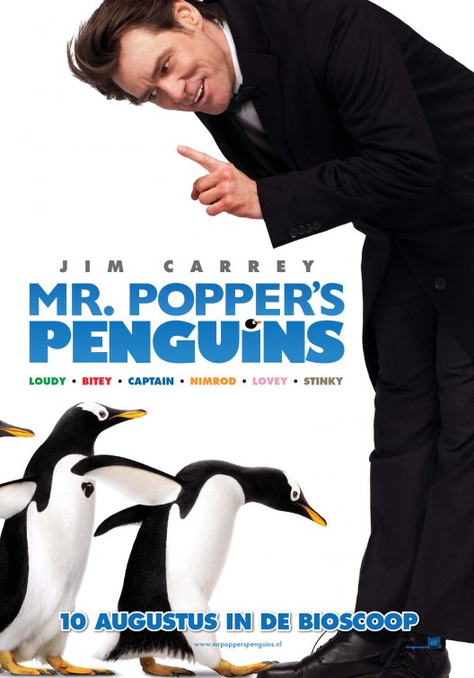 Mr. Popper's Penguins Movie Poster