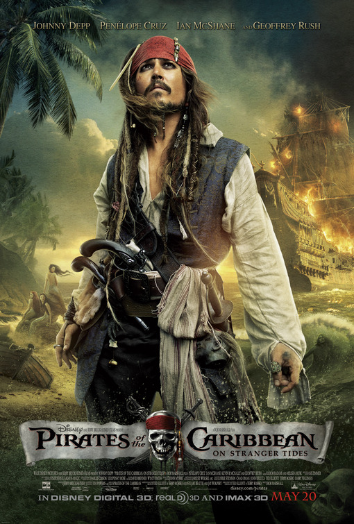 Pirates of the Caribbean: On Stranger Tides Movie Poster