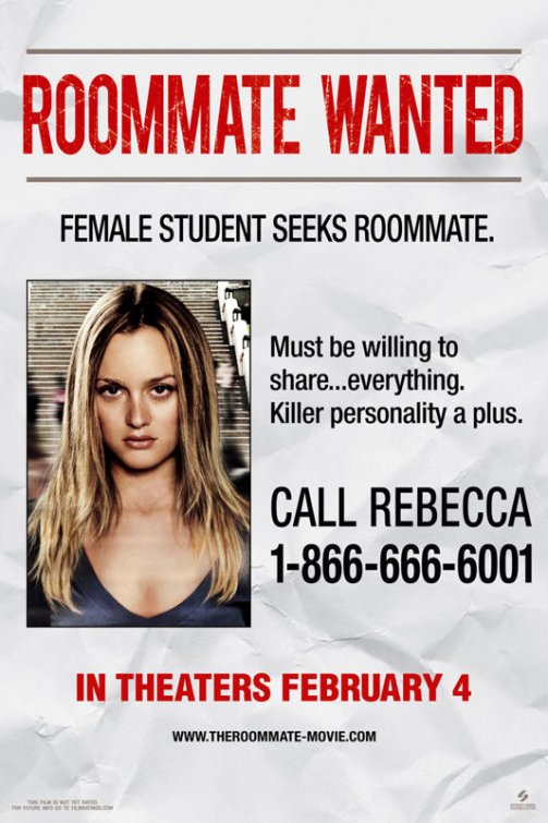 The Roommate Movie Poster