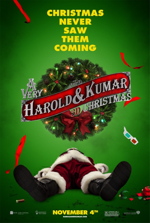 A Very Harold & Kumar Christmas Movie Poster