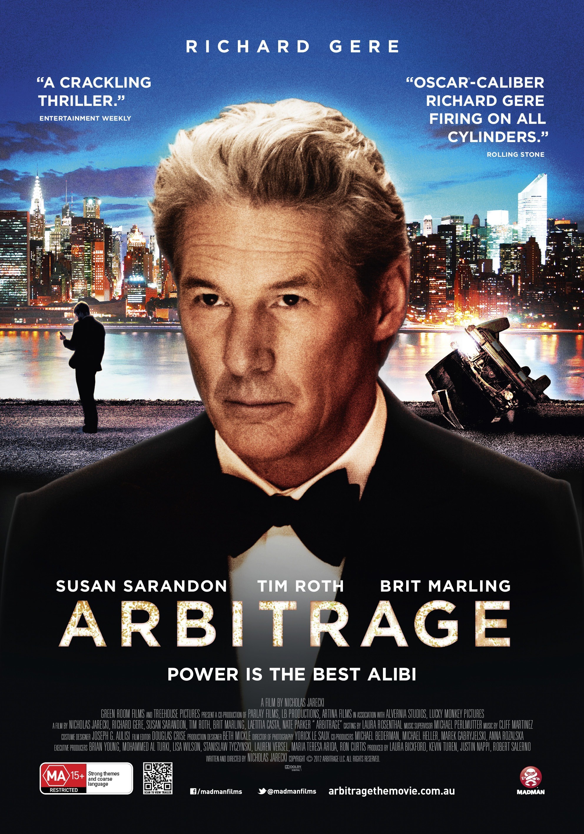 Mega Sized Movie Poster Image for Arbitrage (#2 of 4)