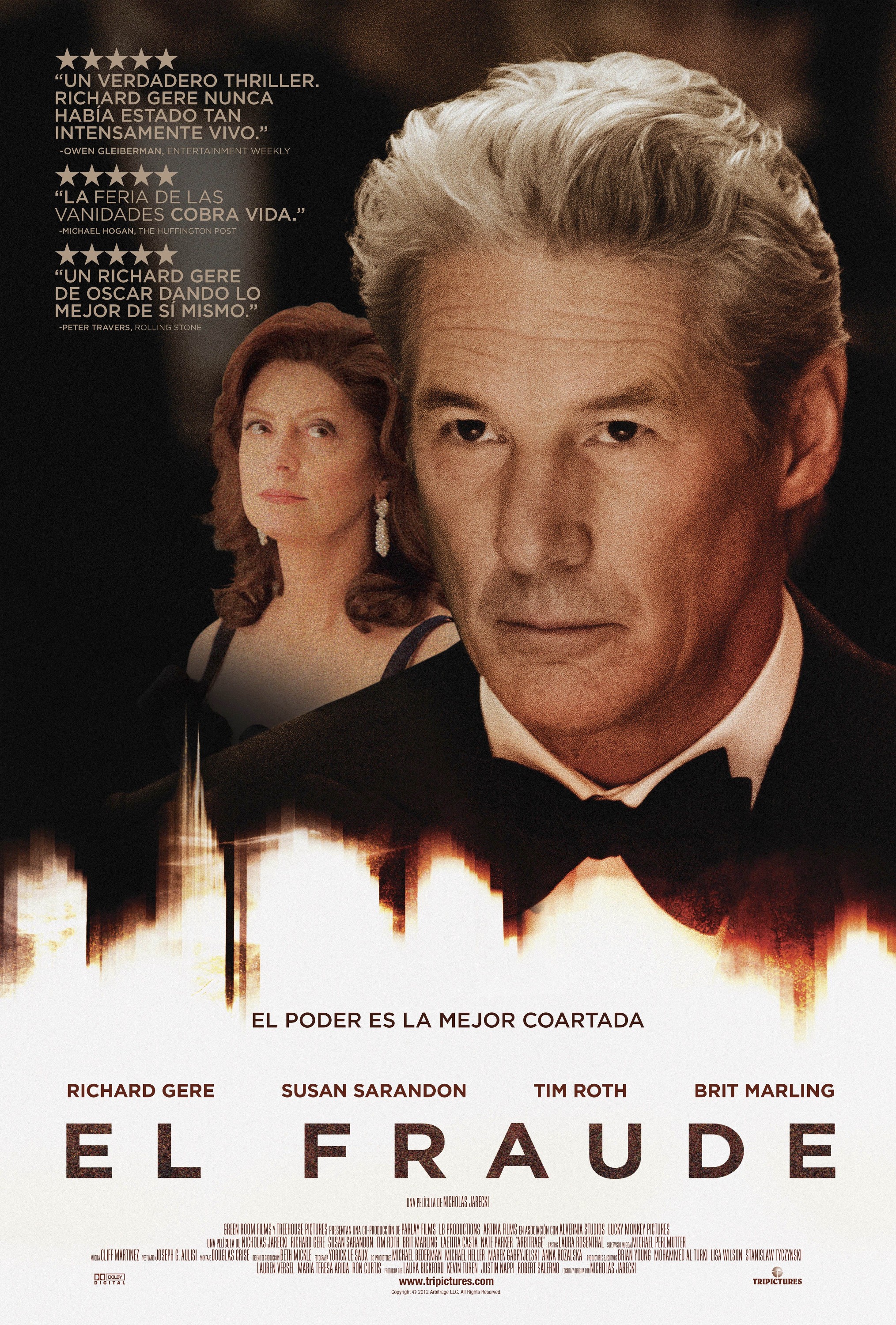 Mega Sized Movie Poster Image for Arbitrage (#3 of 4)