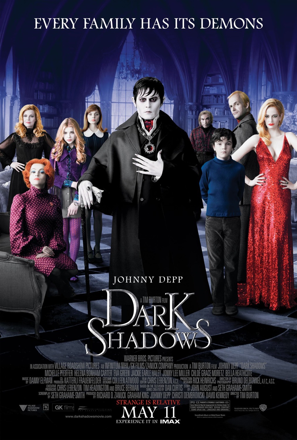 Extra Large Movie Poster Image for Dark Shadows (#1 of 21)