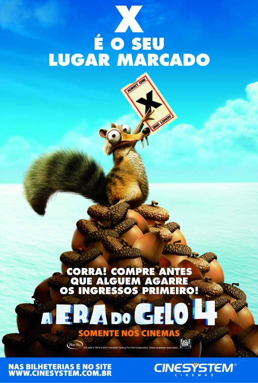 Ice Age: Continental Drift Movie Poster