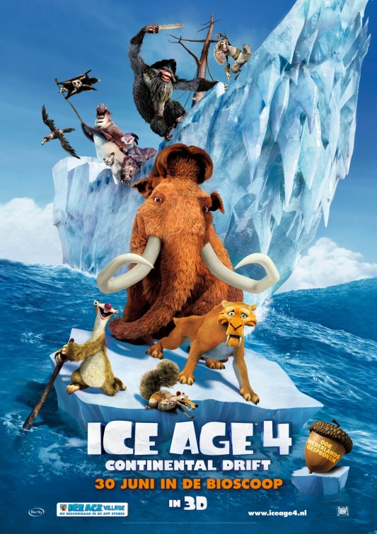 Ice Age: Continental Drift Movie Poster