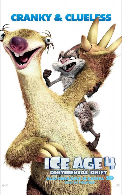 Ice Age: Continental Drift Movie Poster