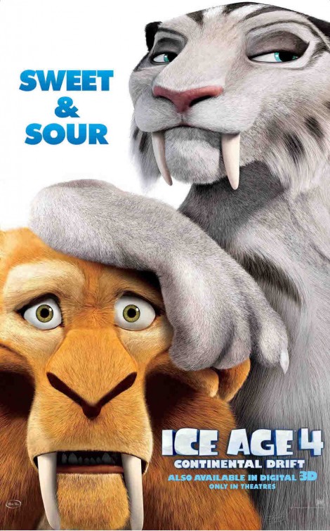 Ice Age: Continental Drift Movie Poster