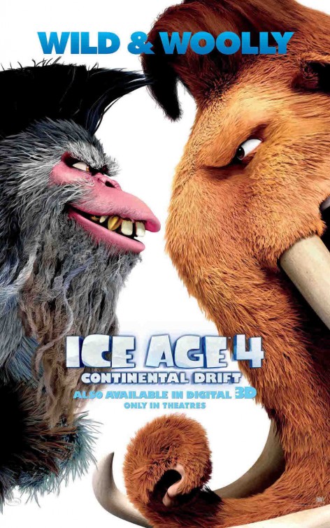 Ice Age: Continental Drift Movie Poster