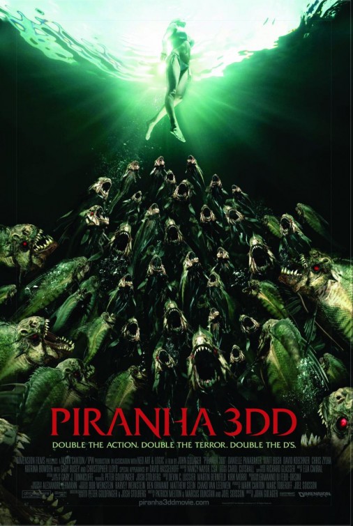 Piranha 3DD Movie Poster