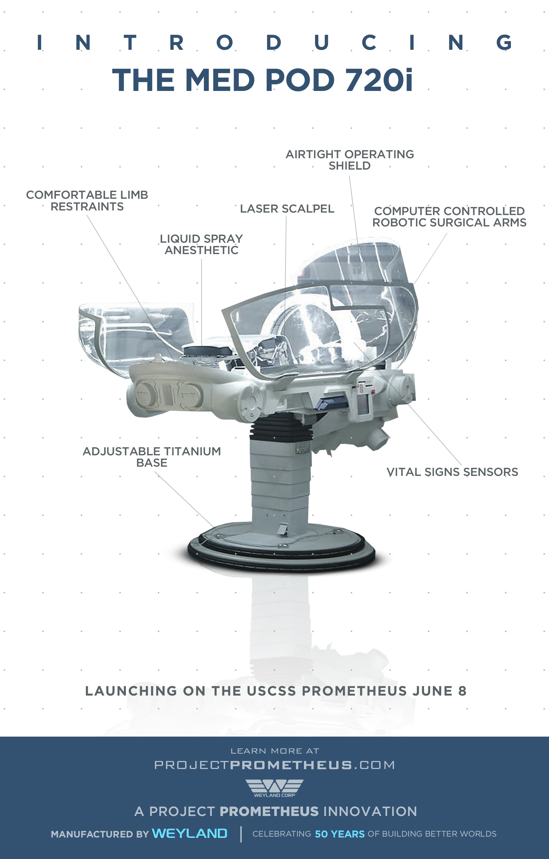 Mega Sized Movie Poster Image for Prometheus (#4 of 11)