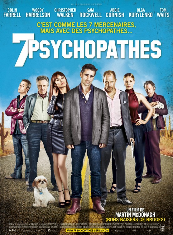 Seven Psychopaths Movie Poster