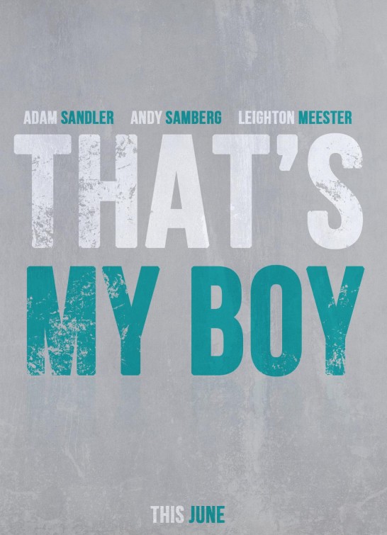 That's My Boy Movie Poster