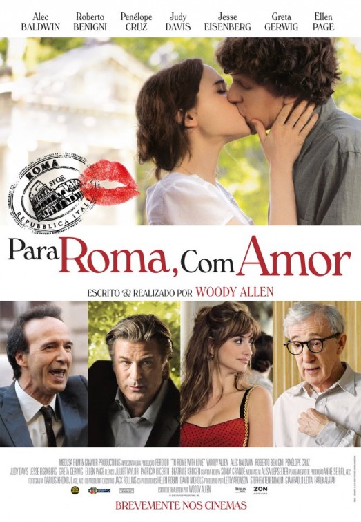 To Rome with Love Movie Poster