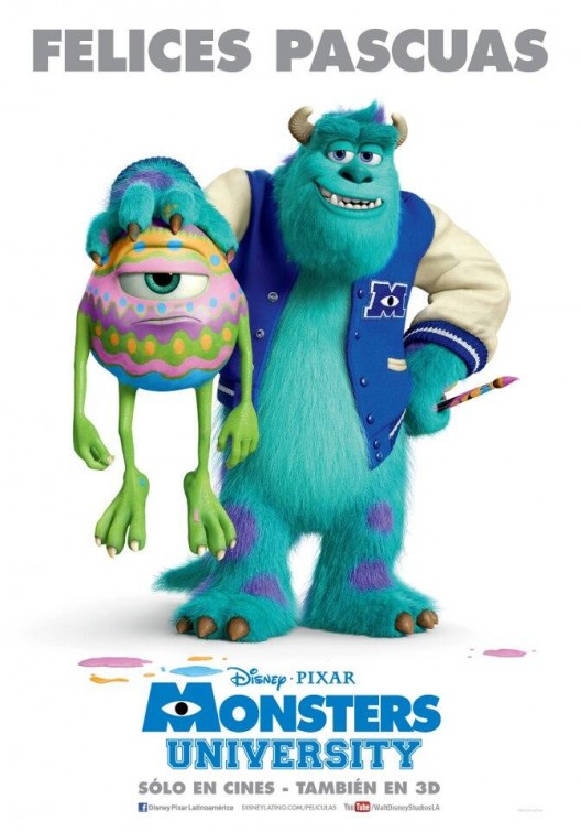 Monsters University Movie Poster