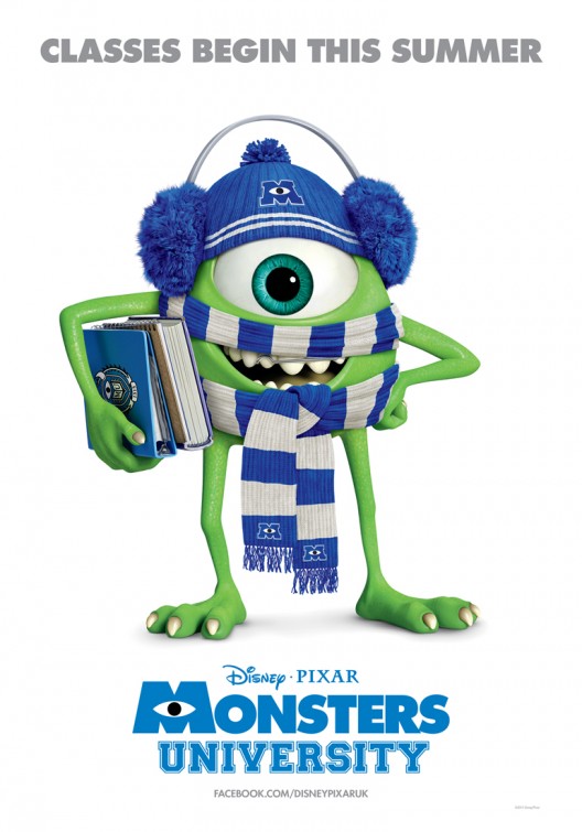 Monsters University Movie Poster