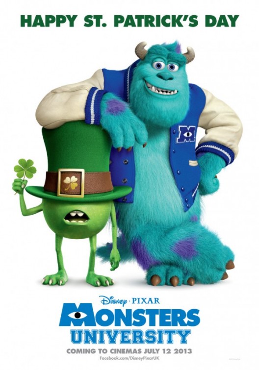 Monsters University Movie Poster