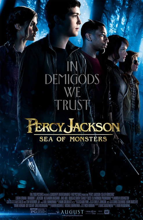 Percy Jackson: Sea of Monsters Movie Poster